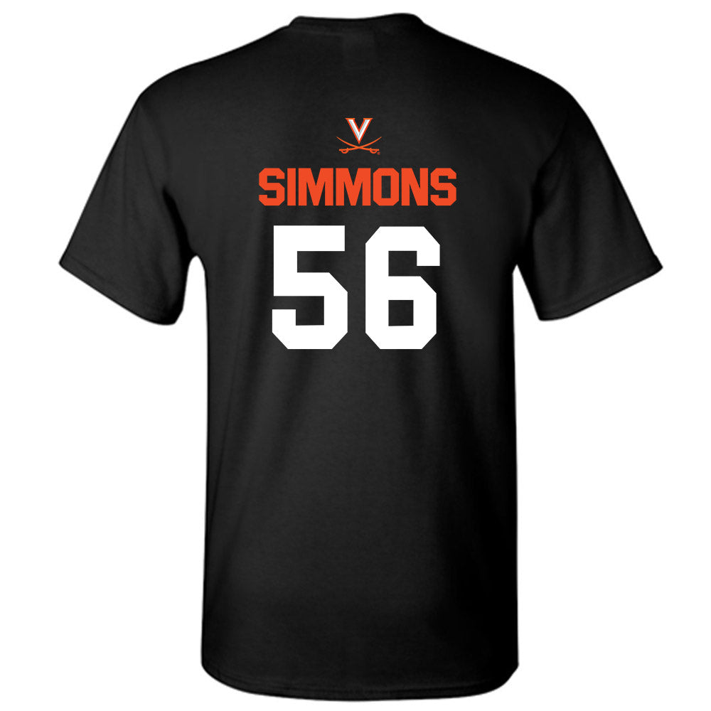 Virginia - NCAA Football : Tyler Simmons - T-Shirt-1