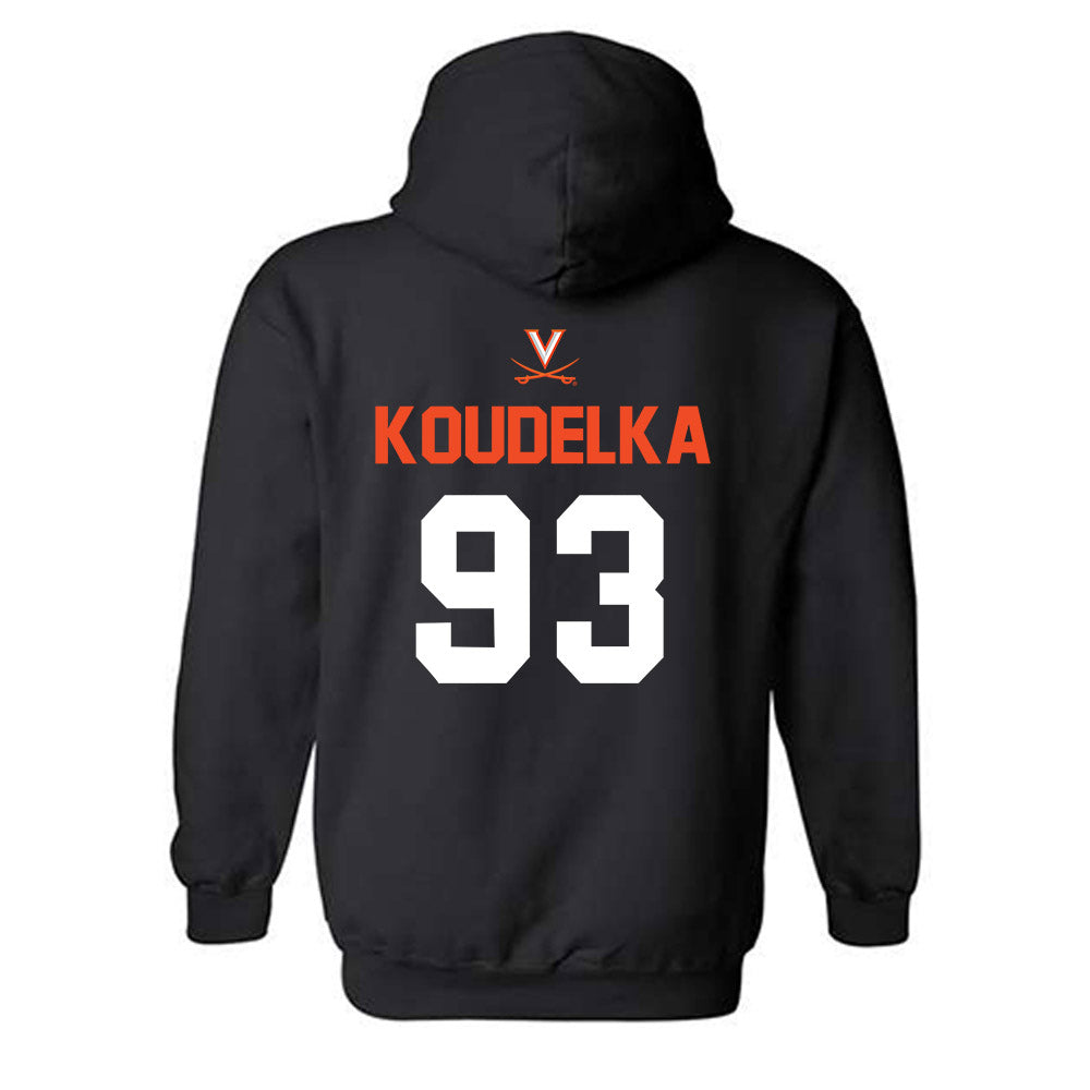 Virginia - NCAA Football : Billy Koudelka - Hooded Sweatshirt-1