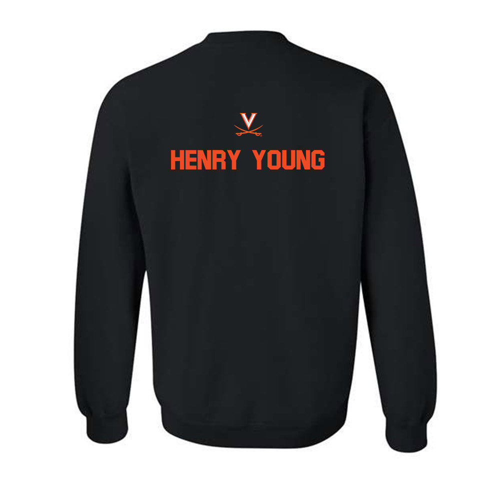 Virginia - NCAA Football : Darrion Henry-Young - Crewneck Sweatshirt-1