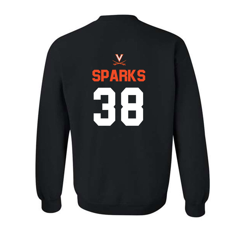 Virginia - NCAA Football : Daniel Sparks - Crewneck Sweatshirt-1