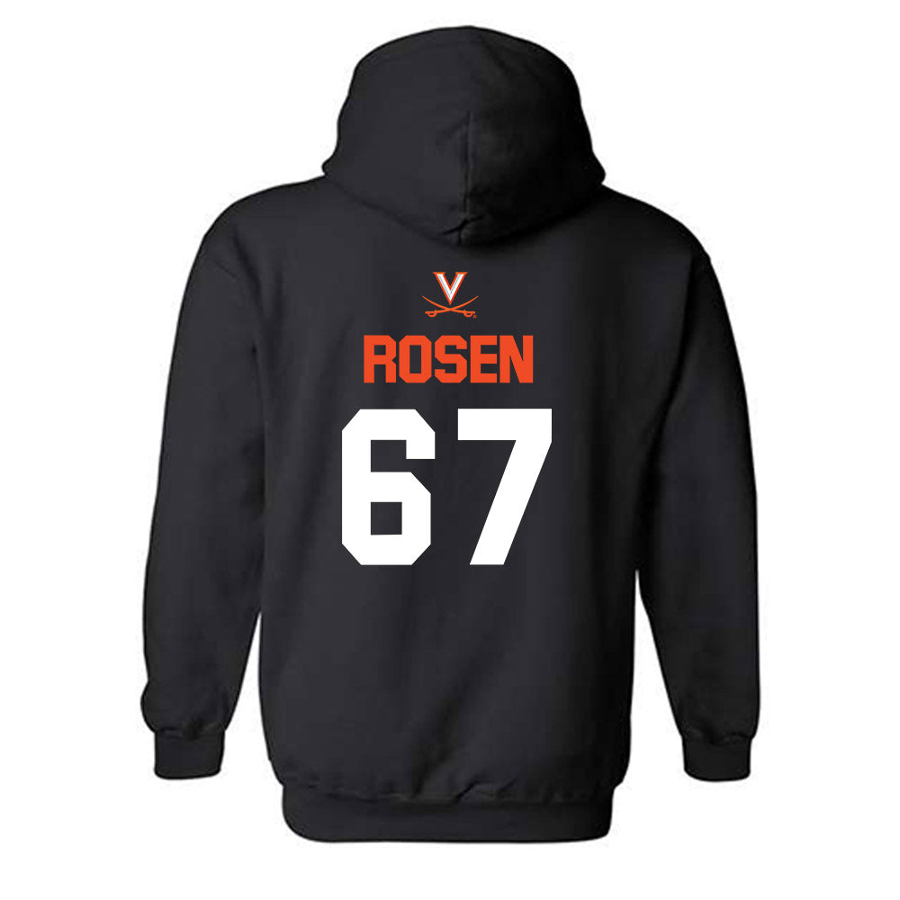 Virginia - NCAA Football : Will Rosen - Hooded Sweatshirt-1