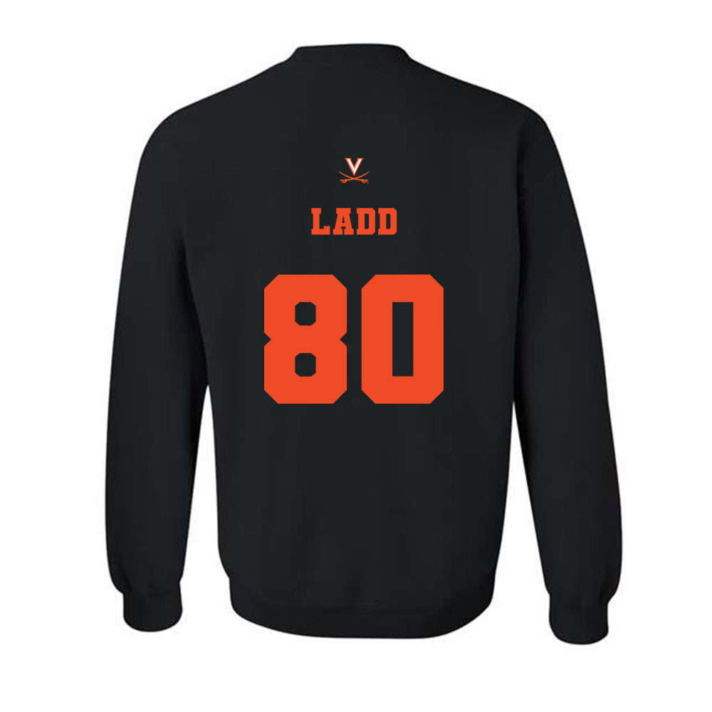 Virginia - NCAA Football : Trevor Ladd - Fashion Shersey Crewneck Sweatshirt-1