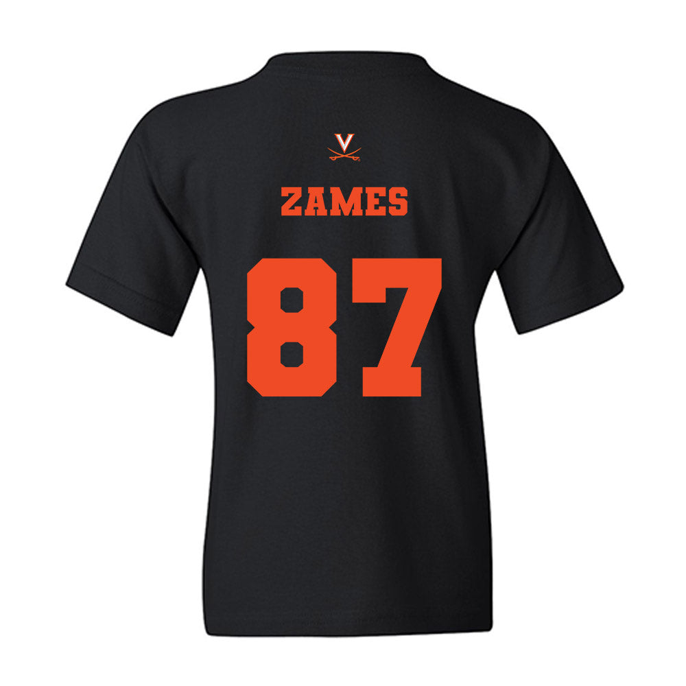 Virginia - NCAA Football : Justin Zames - Fashion Shersey Youth T-Shirt-1