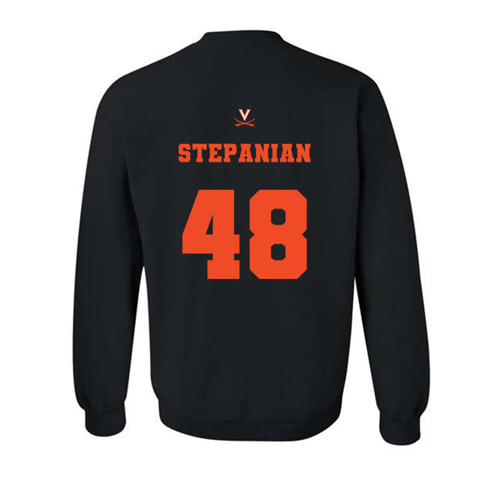 Virginia - NCAA Men's Lacrosse : John "Reese" Stepanian - Fashion Shersey Crewneck Sweatshirt-1
