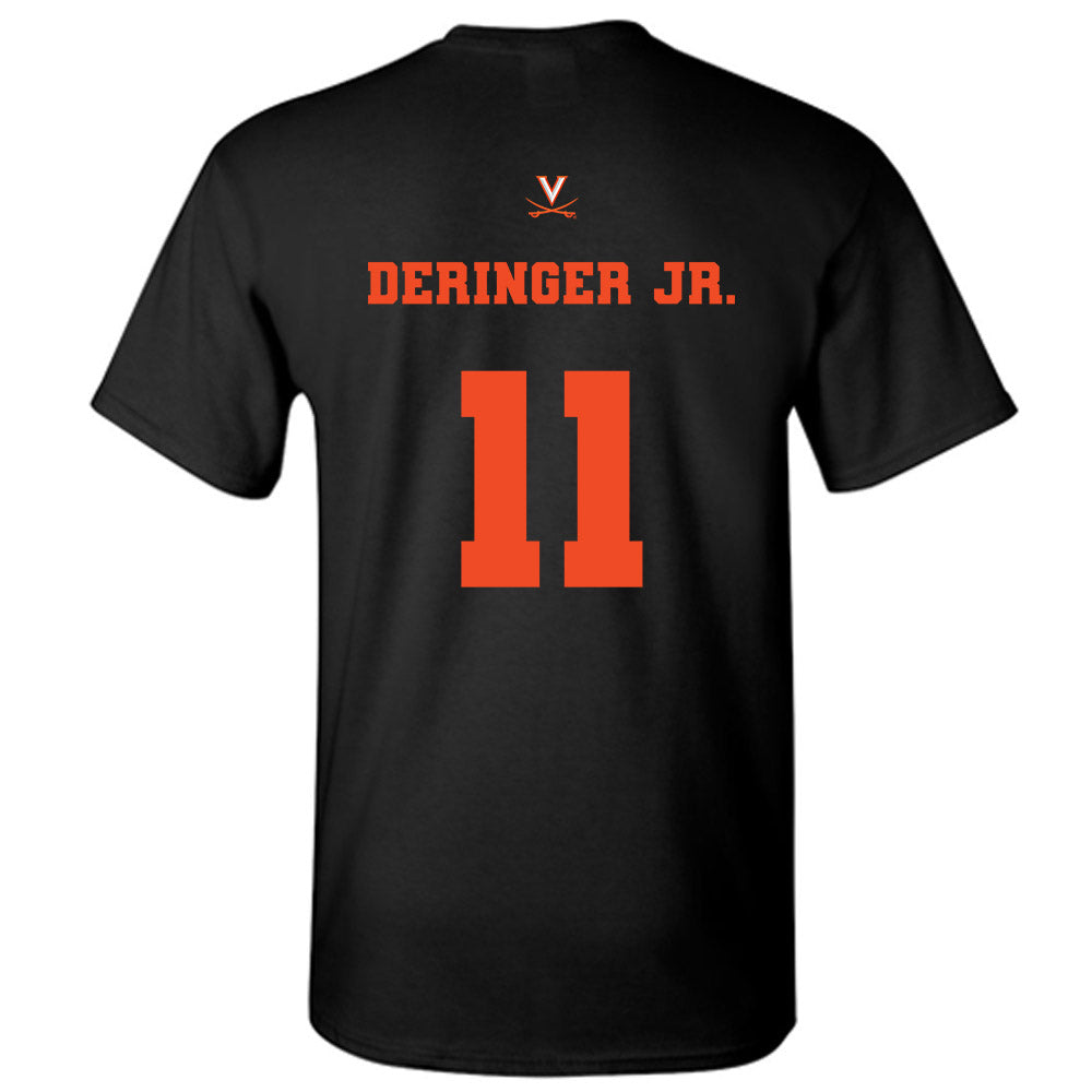 Virginia - NCAA Men's Lacrosse : James Deringer Jr. - Fashion Shersey T-Shirt-1