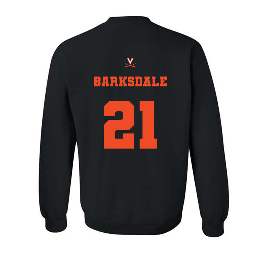 Virginia - NCAA Men's Basketball : Silas Barksdale - Crewneck Sweatshirt-0