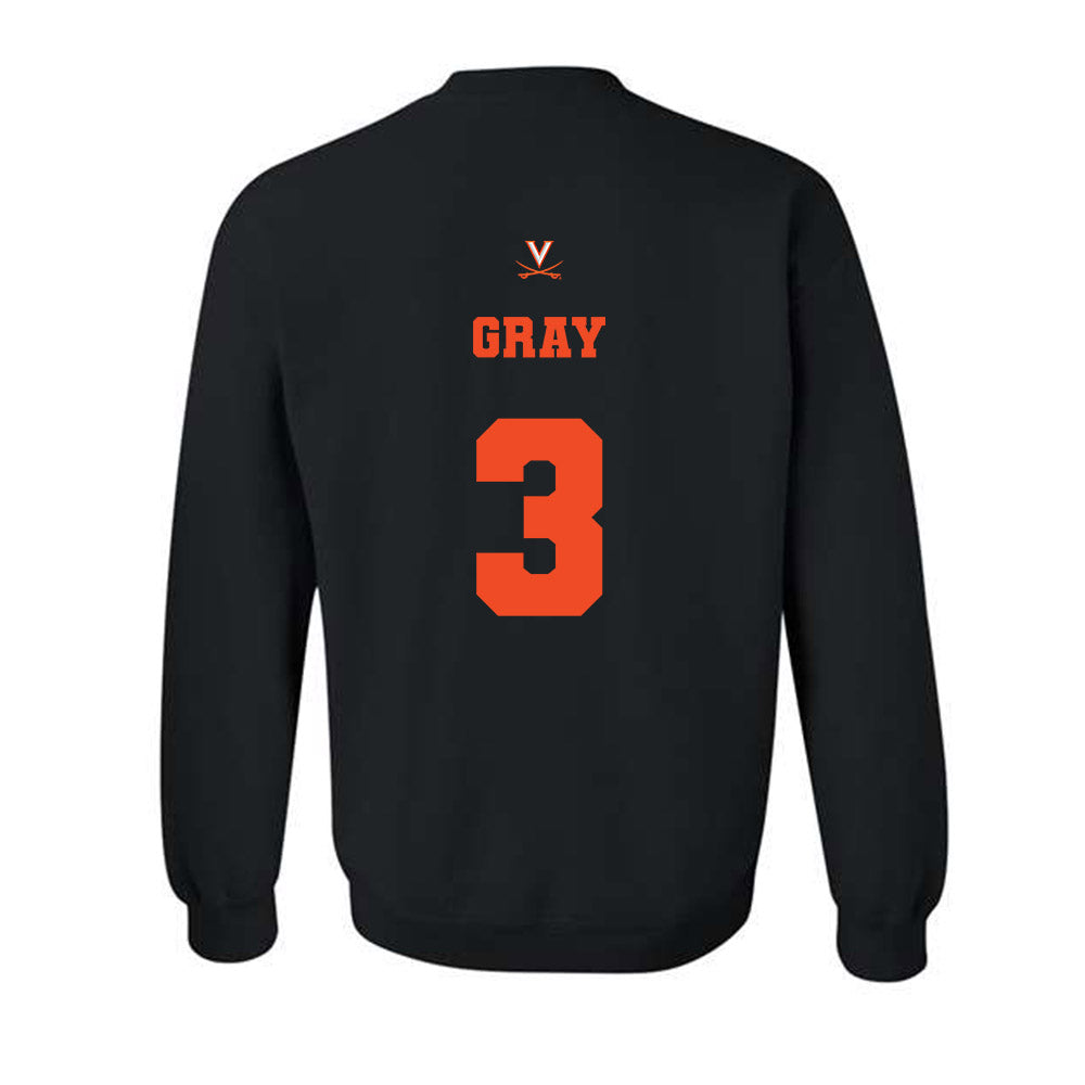 Virginia - NCAA Football : Kevon Gray - Fashion Shersey Crewneck Sweatshirt-1