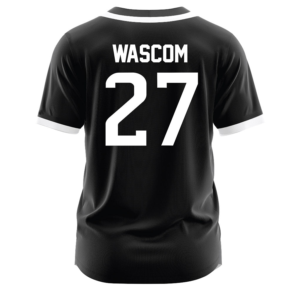 Southern Miss - NCAA Baseball : Micah Wascom - Black Jersey-1