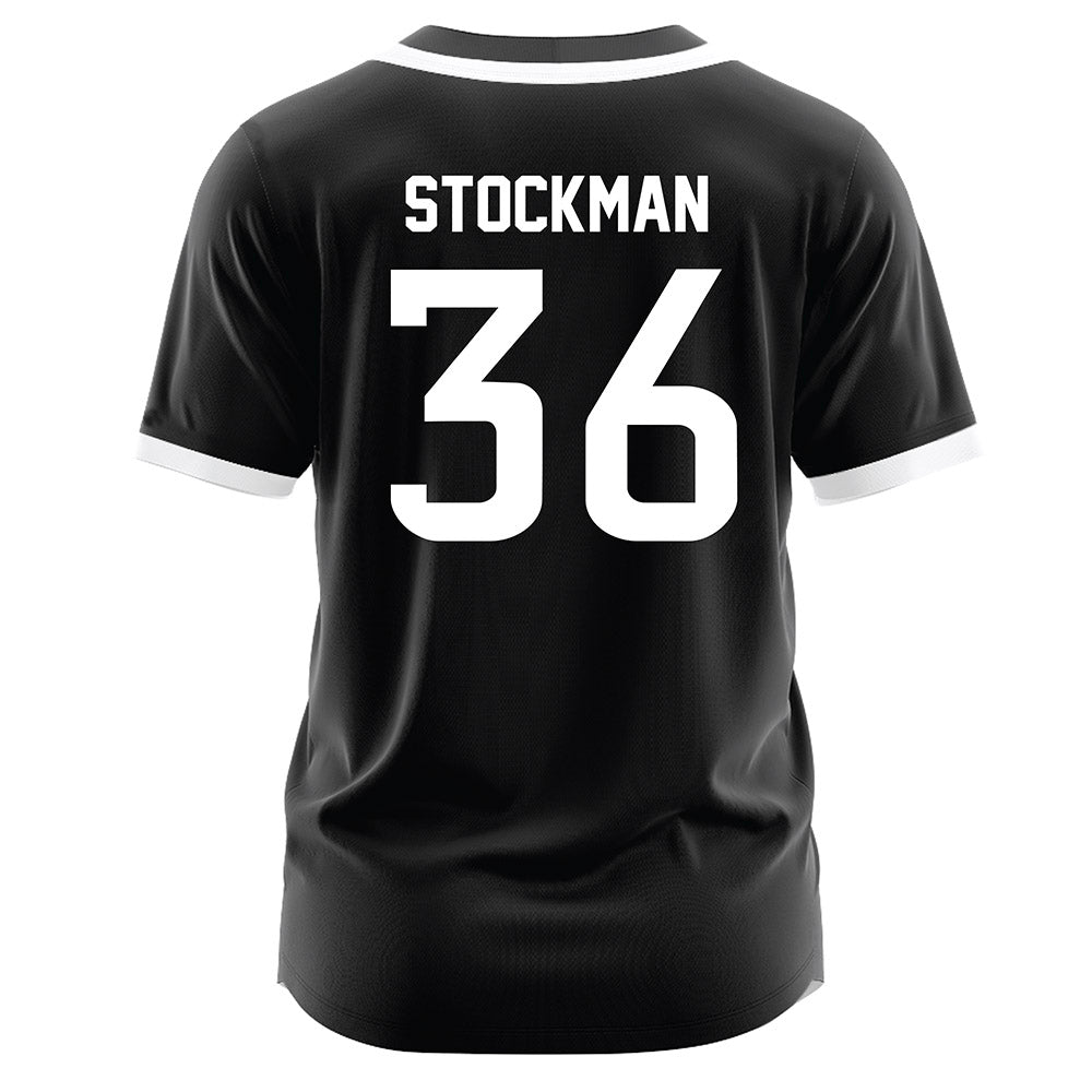 Southern Miss - NCAA Baseball : Tucker Stockman - Black Jersey-1