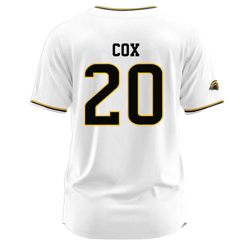 Southern Miss - NCAA Softball : Ac Cox - White Jersey-1