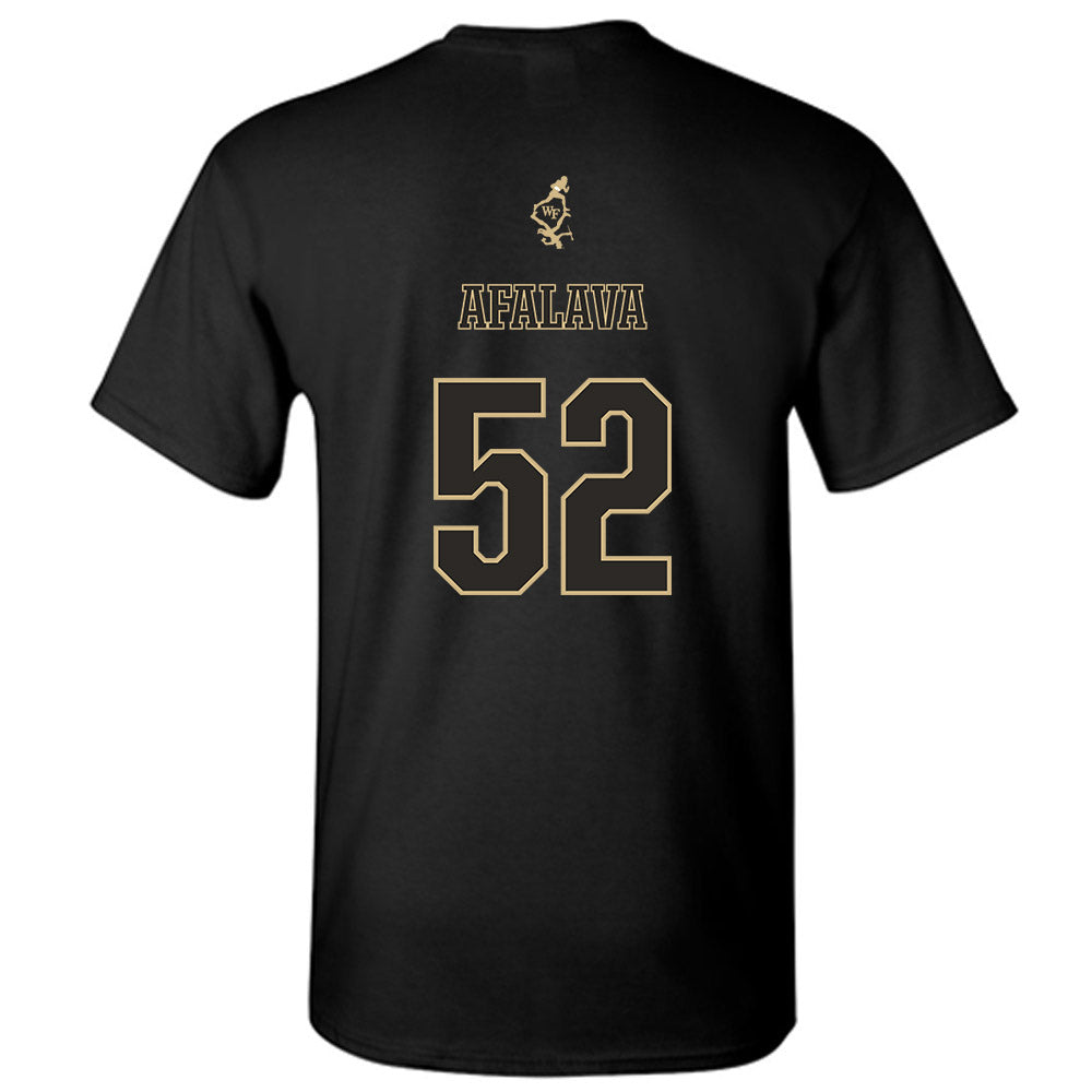 Wake Forest - NCAA Football : Dallas Afalava - T-Shirt-1