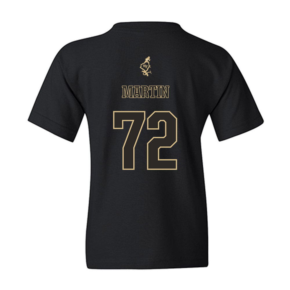 Wake Forest - NCAA Football : Aidan Martin - Youth T-Shirt-1