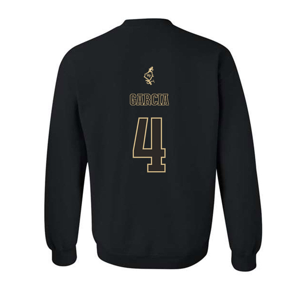 Wake Forest - NCAA Football : Sascha Garcia - Crewneck Sweatshirt-1