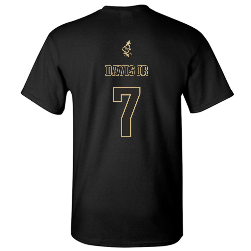 Wake Forest - NCAA Football : Wondame Davis Jr - T-Shirt-1