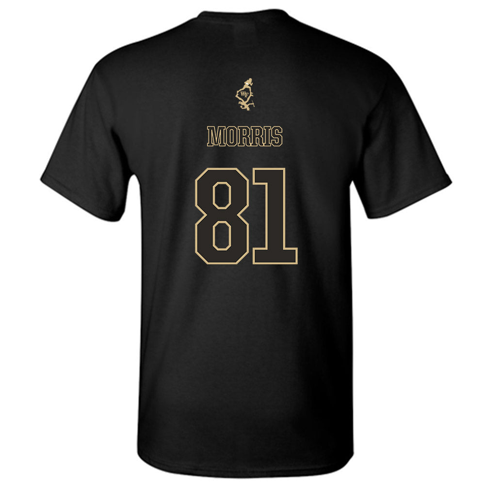 Wake Forest - NCAA Football : Landon Morris - T-Shirt-1