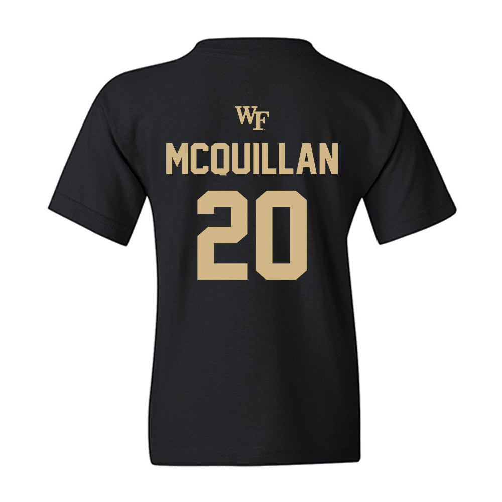 Wake Forest - NCAA Baseball : TJ McQuillan - Sports Shersey Youth T-Shirt-1