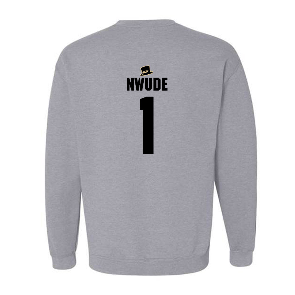 Wake Forest - NCAA Women's Basketball : Adora Nwude - Generic Shersey Crewneck Sweatshirt-1