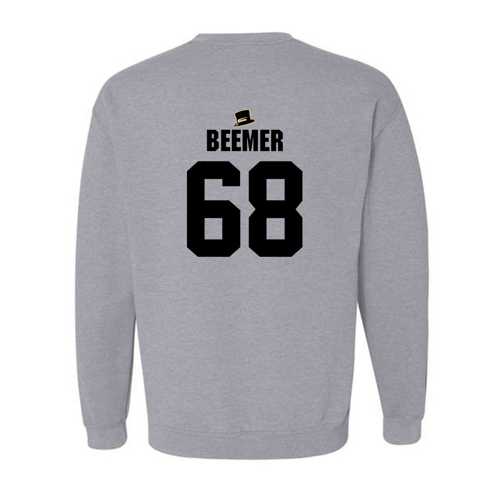 Wake Forest - NCAA Football : Luke Beemer - Generic Shersey Crewneck Sweatshirt-1