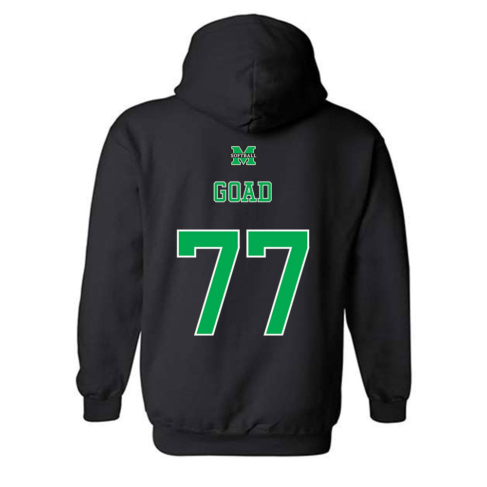 Marshall - NCAA Softball : Jaycie Goad - Sports Shersey Hooded Sweatshirt-1