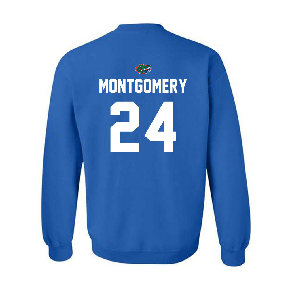 Florida - NCAA Football : London Montgomery - Replica Shersey Crewneck Sweatshirt-1