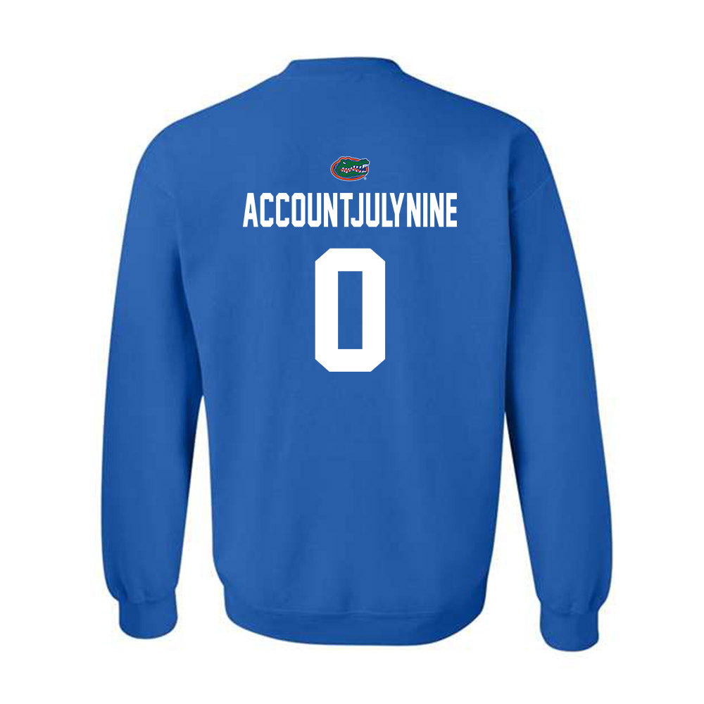 Florida - NCAA Football : Test AccountJulyNine - Replica Shersey Crewneck Sweatshirt-1