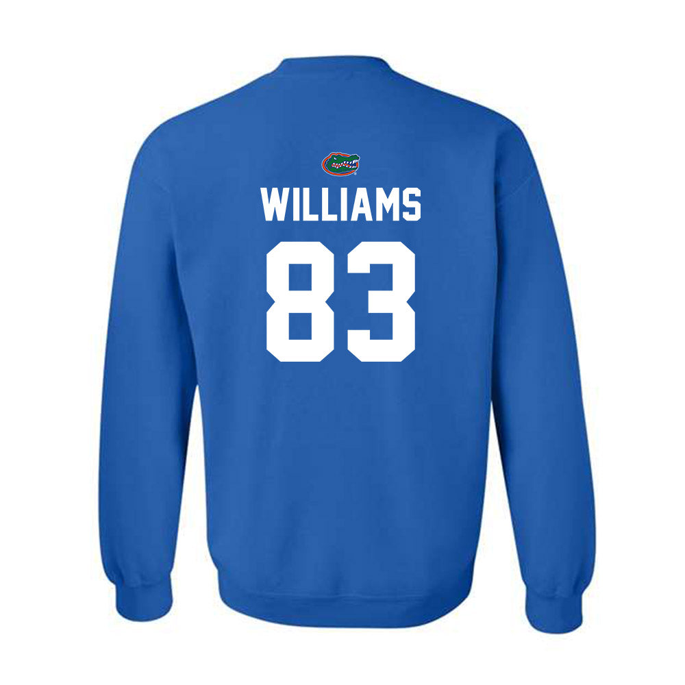 Florida - NCAA Football : Justin Williams - Replica Shersey Crewneck Sweatshirt-1