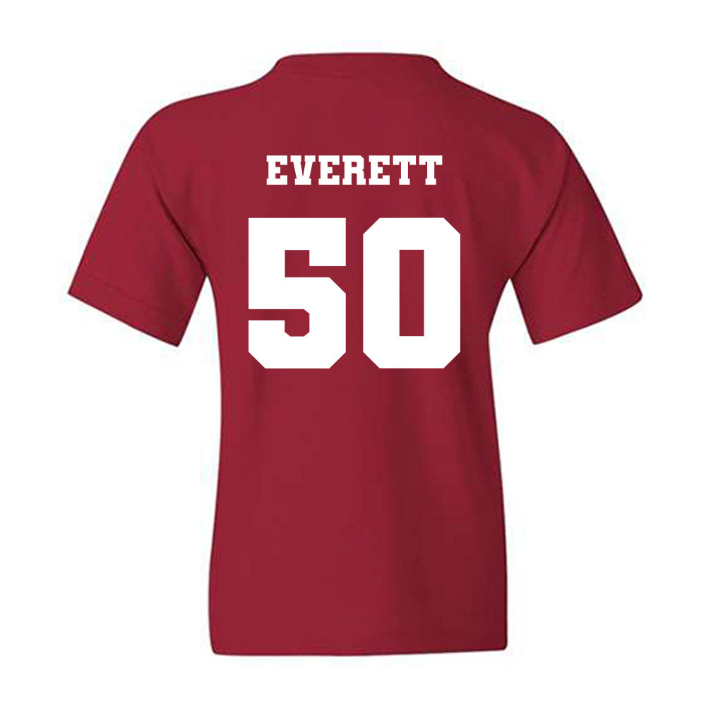 Ole Miss - NCAA Football : Troy Everett - Replica Shersey Youth T-Shirt-1
