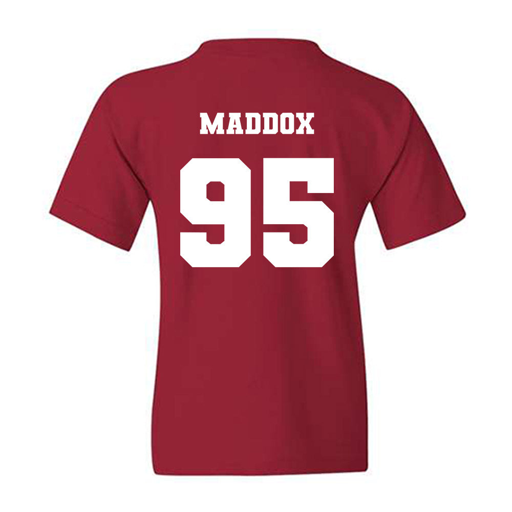 Ole Miss - NCAA Football : Andrew Maddox - Replica Shersey Youth T-Shirt-1