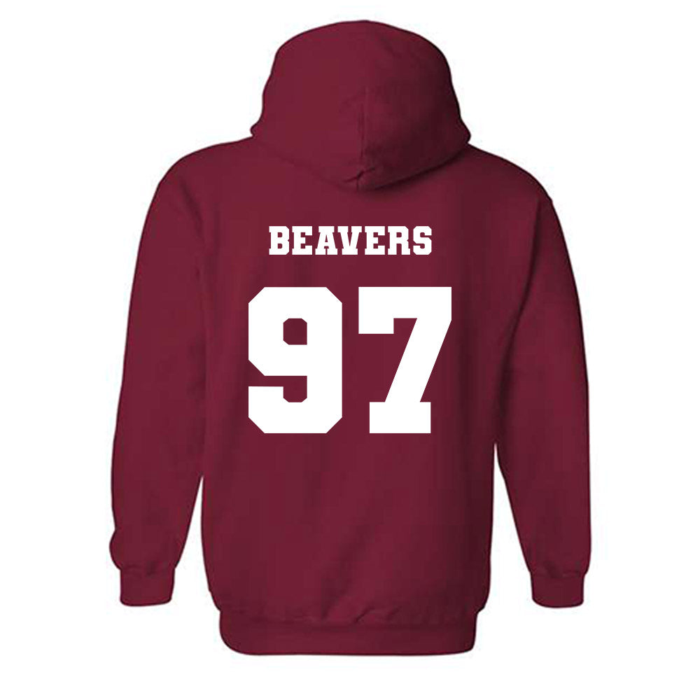 Ole Miss - NCAA Football : Kamron Beavers - Replica Shersey Hooded Sweatshirt-1