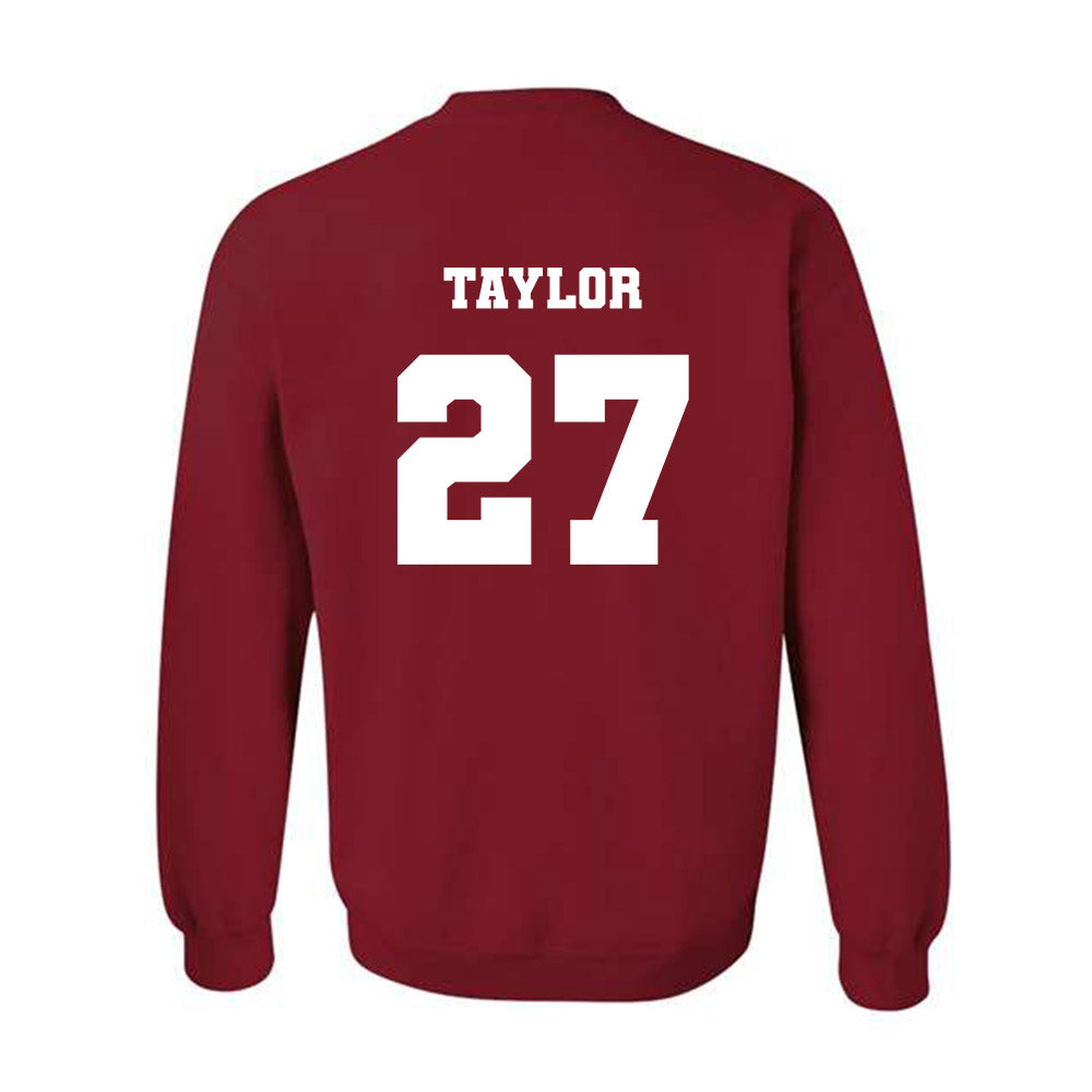 Ole Miss - NCAA Football : Macaleb Taylor - Replica Shersey Crewneck Sweatshirt-1