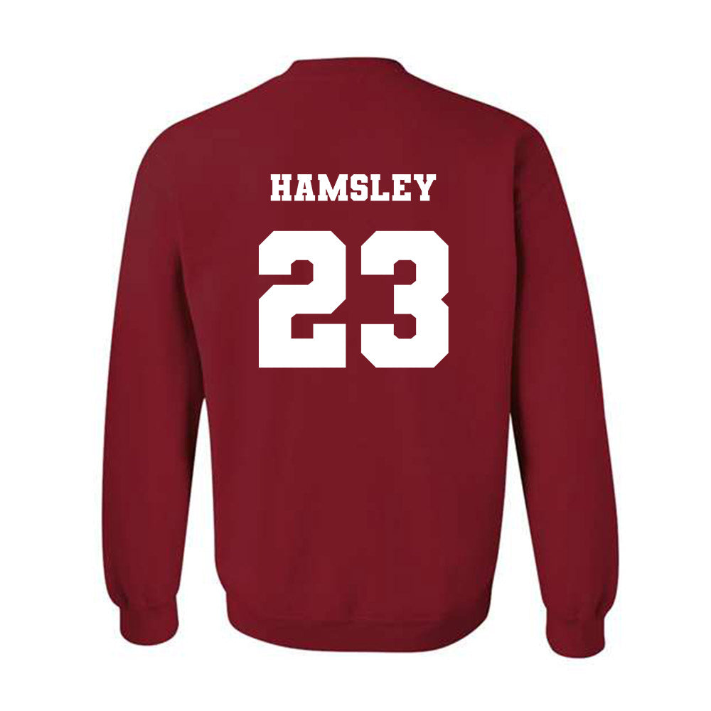 Ole Miss - NCAA Football : George Hamsley - Replica Shersey Crewneck Sweatshirt-1