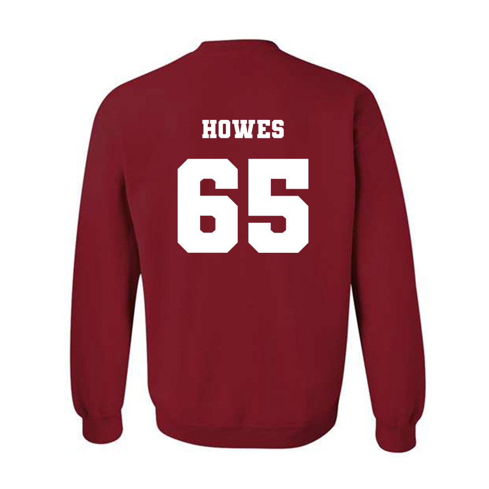 Ole Miss - NCAA Football : Connor Howes - Replica Shersey Crewneck Sweatshirt-1