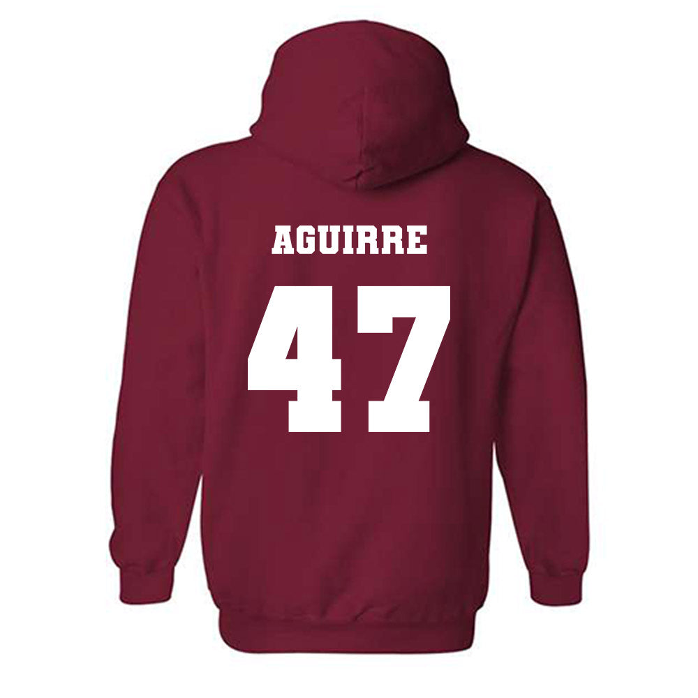 Ole Miss - NCAA Football : Anthony Aguirre - Replica Shersey Hooded Sweatshirt-1