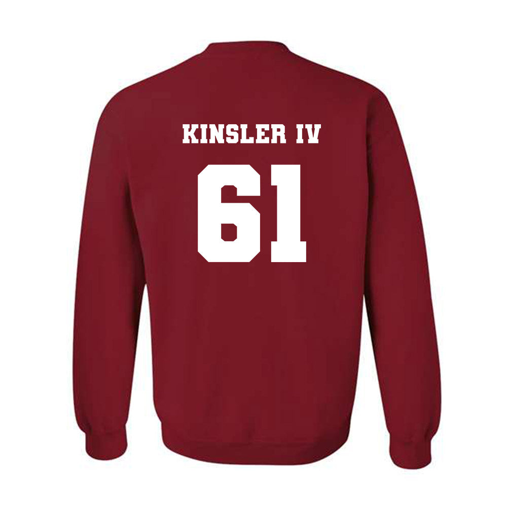 Ole Miss - NCAA Football : Tommy Kinsler IV - Replica Shersey Crewneck Sweatshirt-1