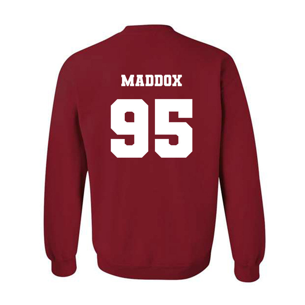 Ole Miss - NCAA Football : Andrew Maddox - Replica Shersey Crewneck Sweatshirt-1