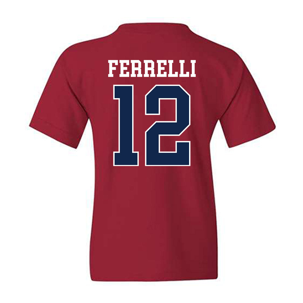 Ole Miss - NCAA Football : Luke Ferrelli - Replica Shersey Youth T-Shirt-1