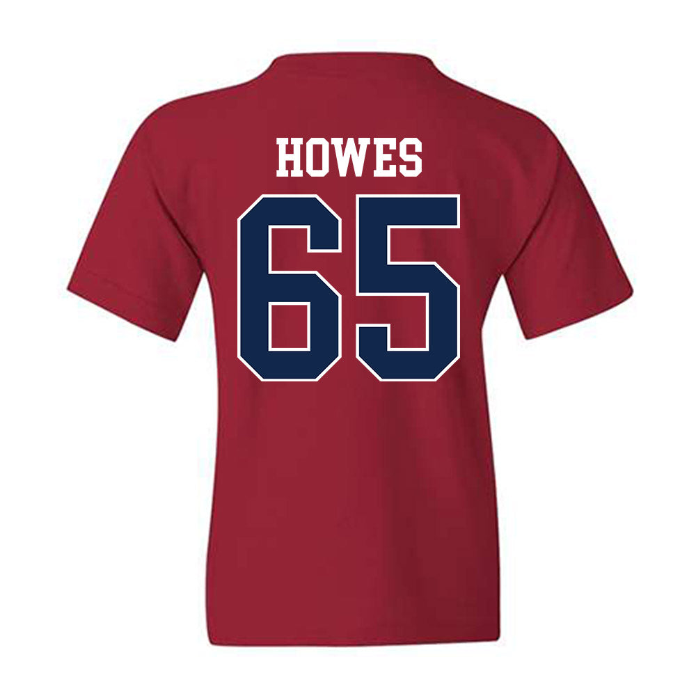 Ole Miss - NCAA Football : Connor Howes - Replica Shersey Youth T-Shirt-1