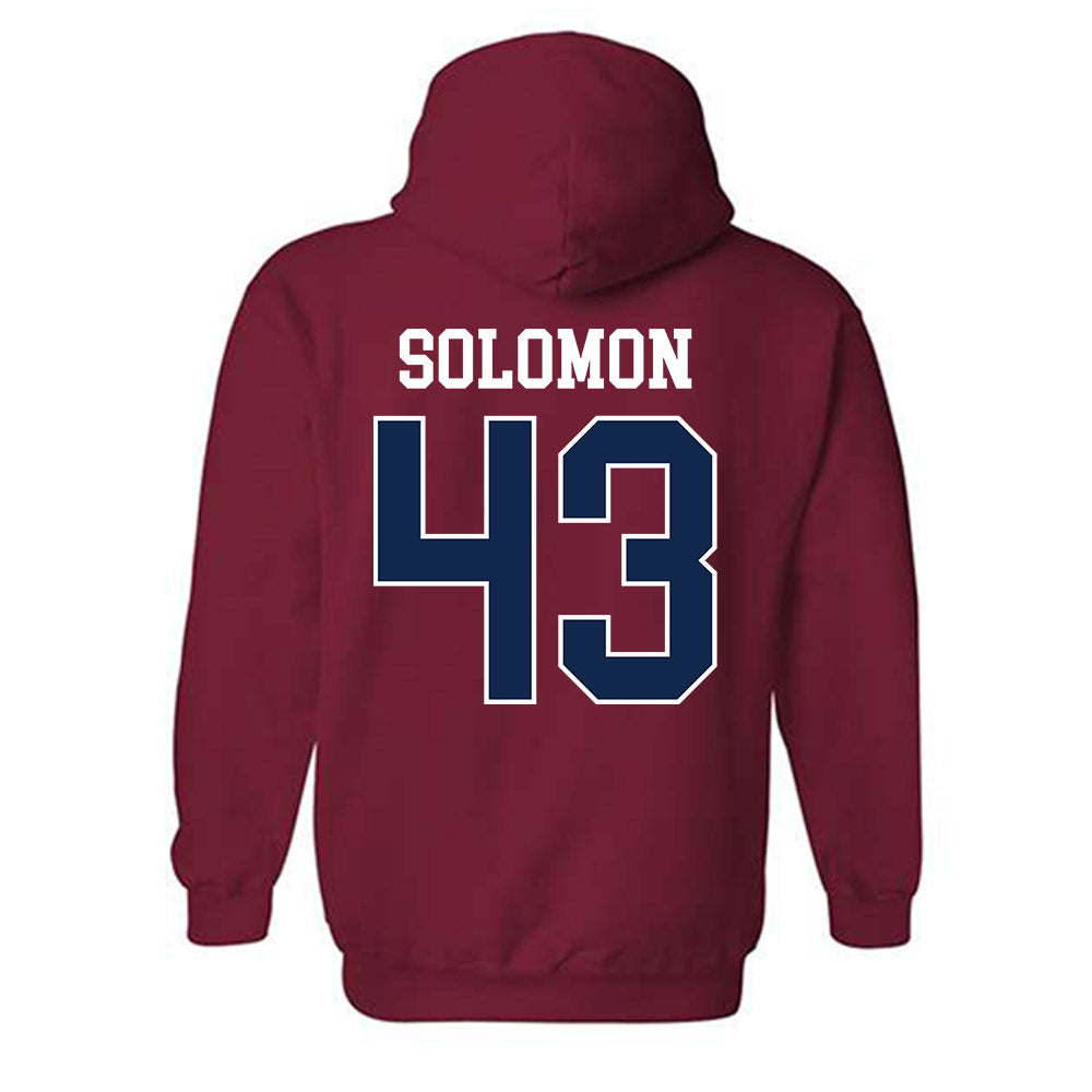 Ole Miss - NCAA Football : Isreal Solomon - Replica Shersey Hooded Sweatshirt-1