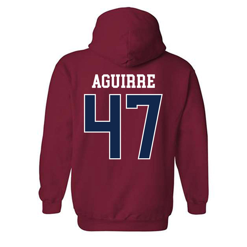 Ole Miss - NCAA Football : Anthony Aguirre - Replica Shersey Hooded Sweatshirt-1