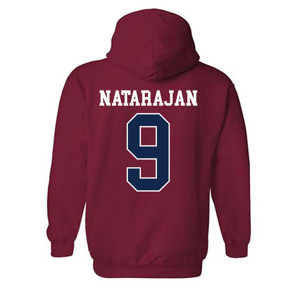Ole Miss - NCAA Women's Volleyball : Coco Natarajan - Replica Shersey Hooded Sweatshirt-1