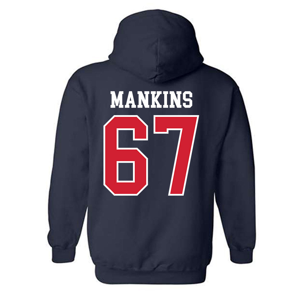 Ole Miss - NCAA Football : Kane Mankins - Replica Shersey Hooded Sweatshirt-1