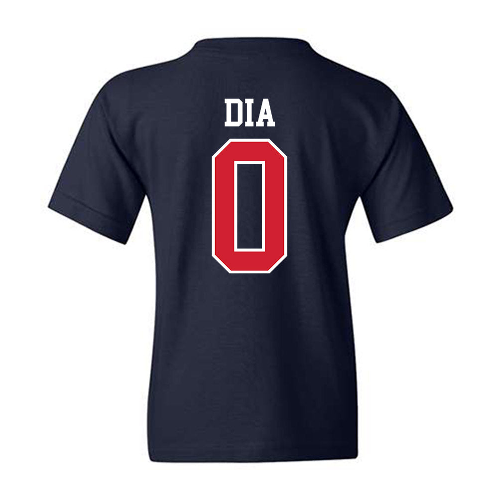 Ole Miss - NCAA Men's Basketball : Malik Dia - Replica Shersey Youth T-Shirt-1