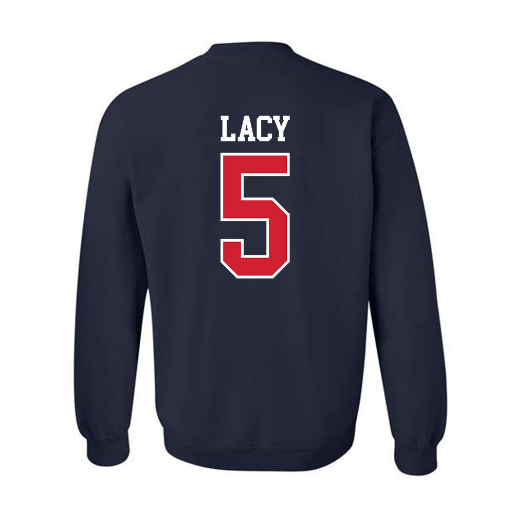 Ole Miss - NCAA Football : Kewan Lacy - Replica Shersey Crewneck Sweatshirt-1