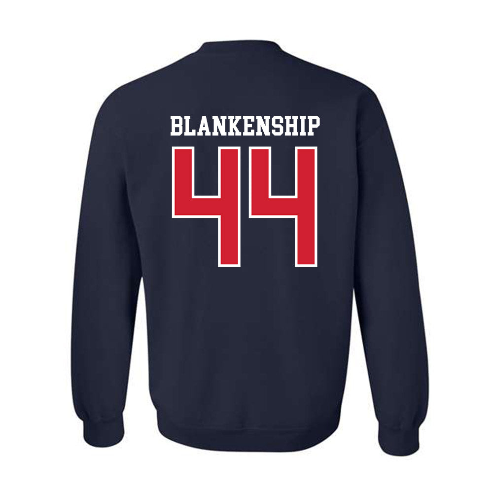 Ole Miss - NCAA Football : Caleb Blankenship - Replica Shersey Crewneck Sweatshirt-1