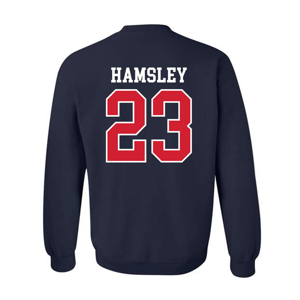 Ole Miss - NCAA Football : George Hamsley - Replica Shersey Crewneck Sweatshirt-1