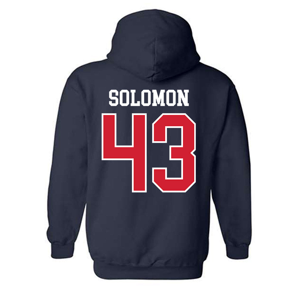 Ole Miss - NCAA Football : Isreal Solomon - Replica Shersey Hooded Sweatshirt-1