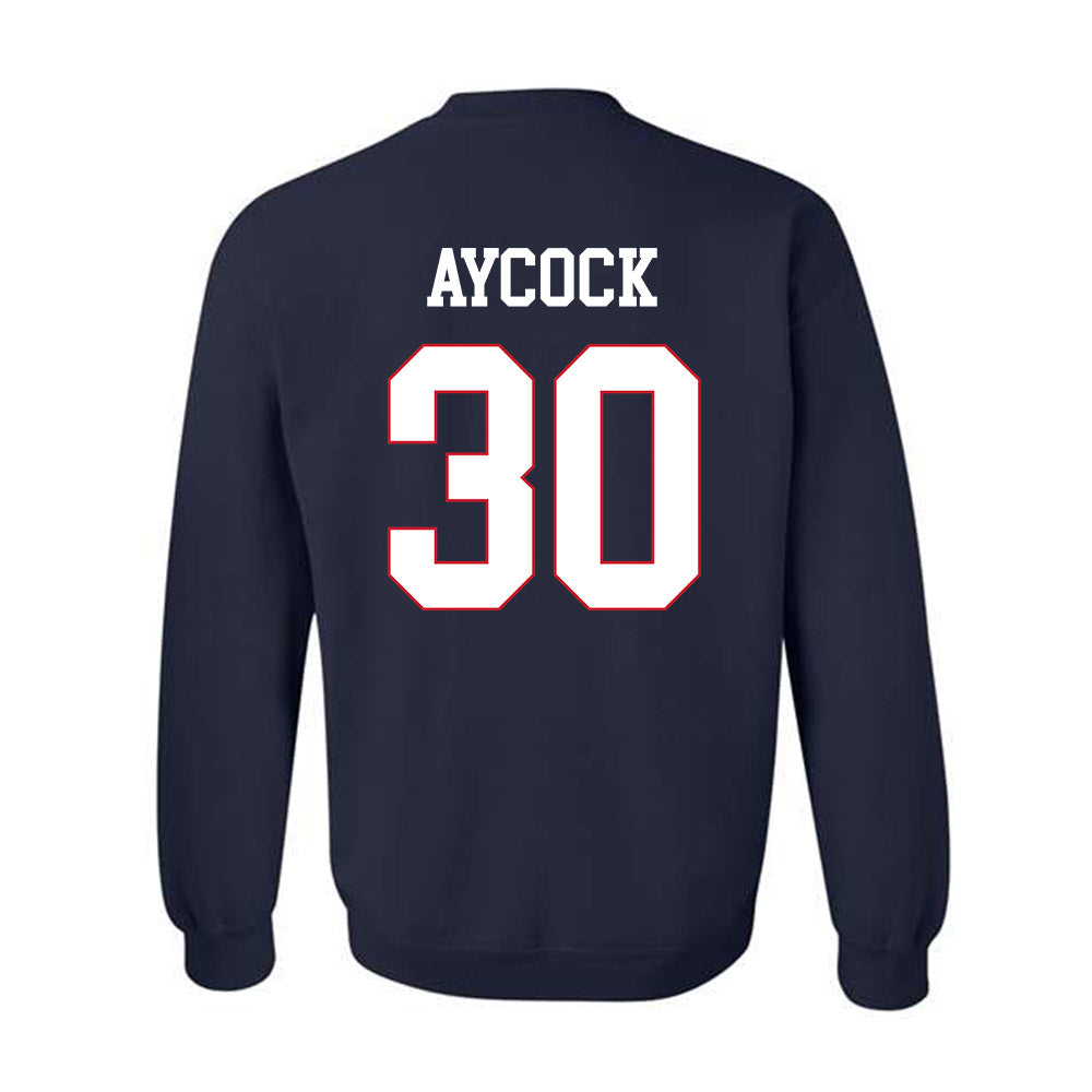 Ole Miss - NCAA Softball : Kyra Aycock - Replica Shersey Crewneck Sweatshirt-1