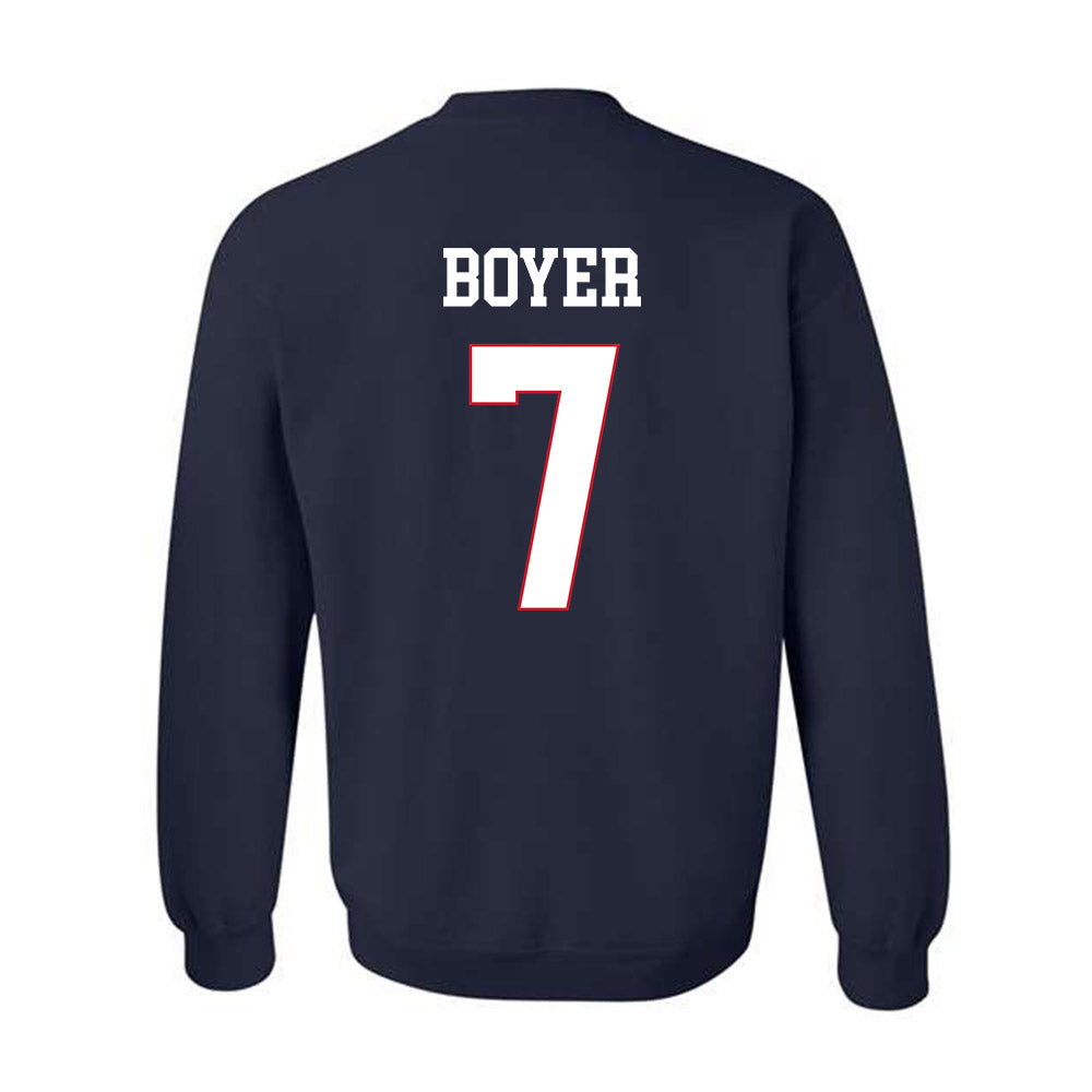 Ole Miss - NCAA Softball : Emilee Boyer - Replica Shersey Crewneck Sweatshirt-1