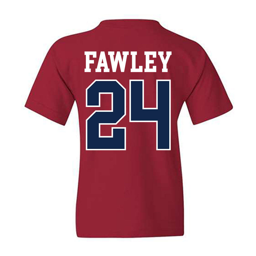 Ole Miss - NCAA Baseball : Austin Fawley - Fashion Shersey Youth T-Shirt-1