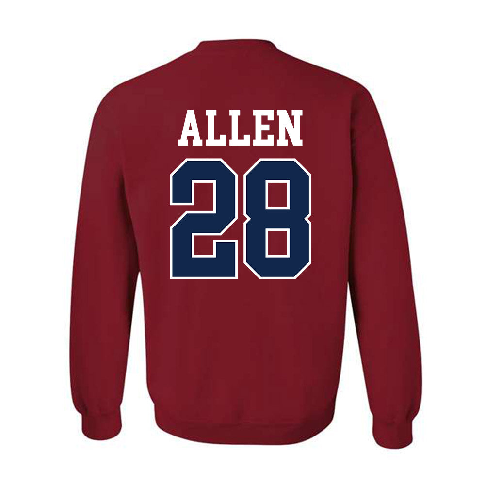 Ole Miss - NCAA Baseball : Noah Allen - Fashion Shersey Crewneck Sweatshirt-1